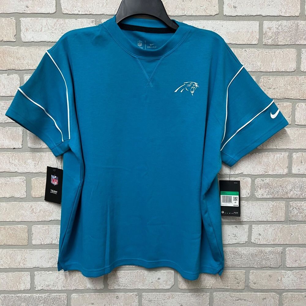 Carolina Panthers Nike DRI-FIT‎ Shirt Womens Size XL Blue NEW
